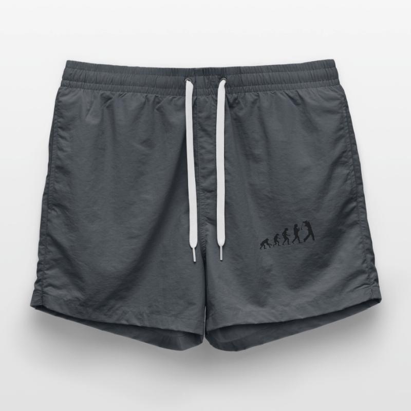 Golfer Evolution Golfer Golf evolution Swim Trunks
