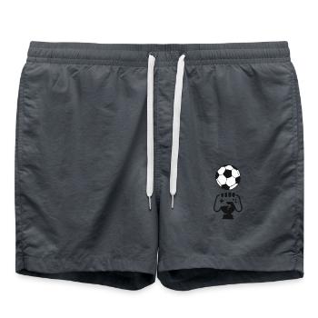 Joueurs pour toujours joueurs pour toujours joueurs de football - Short de bain - charbon - Devant - AI Model Male 185 light (185cm)