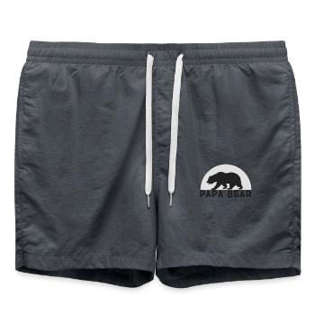 Papa Bear - Short de bain - charbon - Devant - AI Model Male 185 light (185cm)