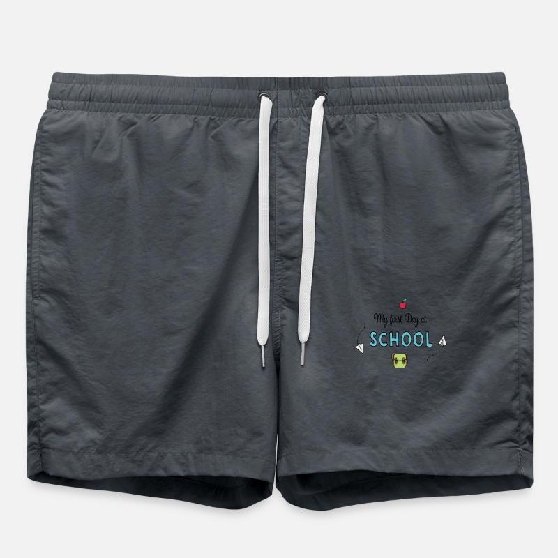 My first day at school - Swim Trunks - anthracite