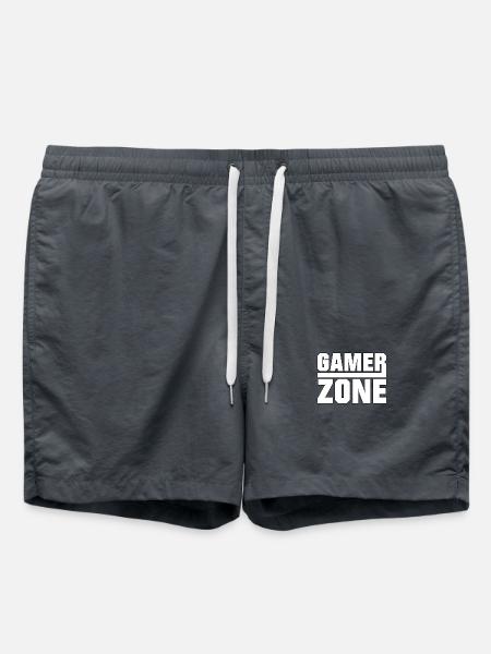Gamer Zone - Gaming - Badeshorts - Anthrazit