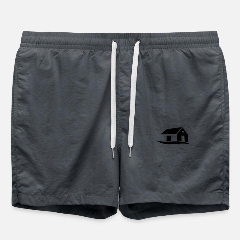 house - Swim Trunks - anthracite