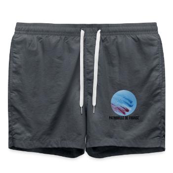 Patrouille de France air show - Swim Trunks - anthracite - Front - AI Model Male 185 light (185cm)