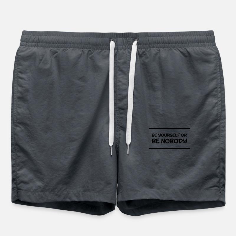 be authentic - Swim Trunks - anthracite