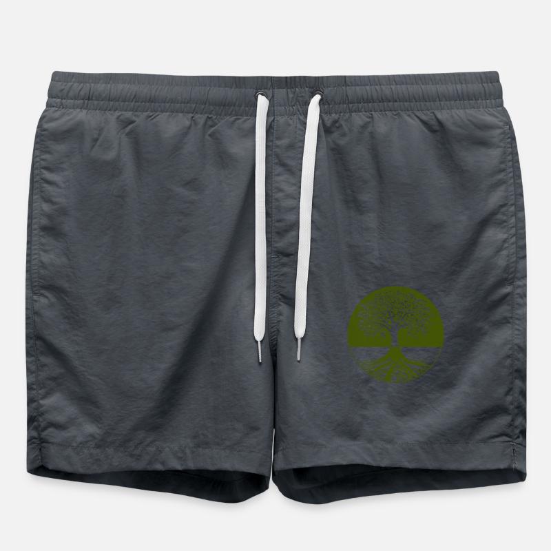 Lebensbaum - Badeshorts - Anthrazit