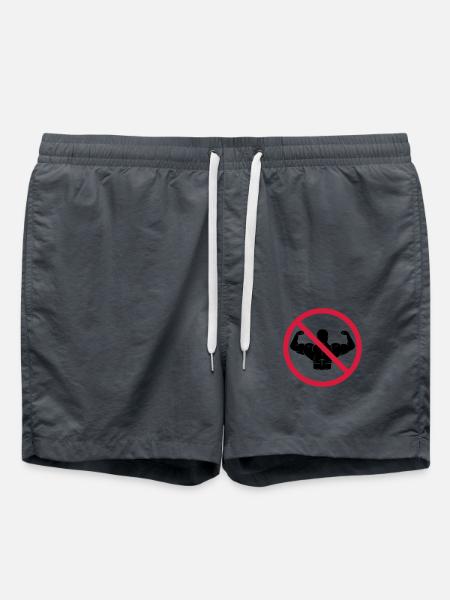 No muscles shield - Swim Trunks - anthracite