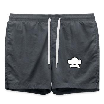 Chapeau de chef amateur chef cadeau cuisinier - Short de bain - charbon - Devant - AI Model Male 185 light (185cm)
