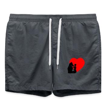 Cheval - Short de bain - charbon - Devant - AI Model Male 185 light (185cm)