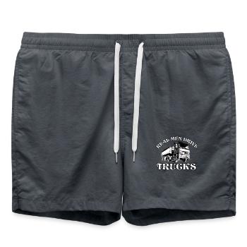 Camions - Short de bain - charbon - Devant - AI Model Male 185 light (185cm)