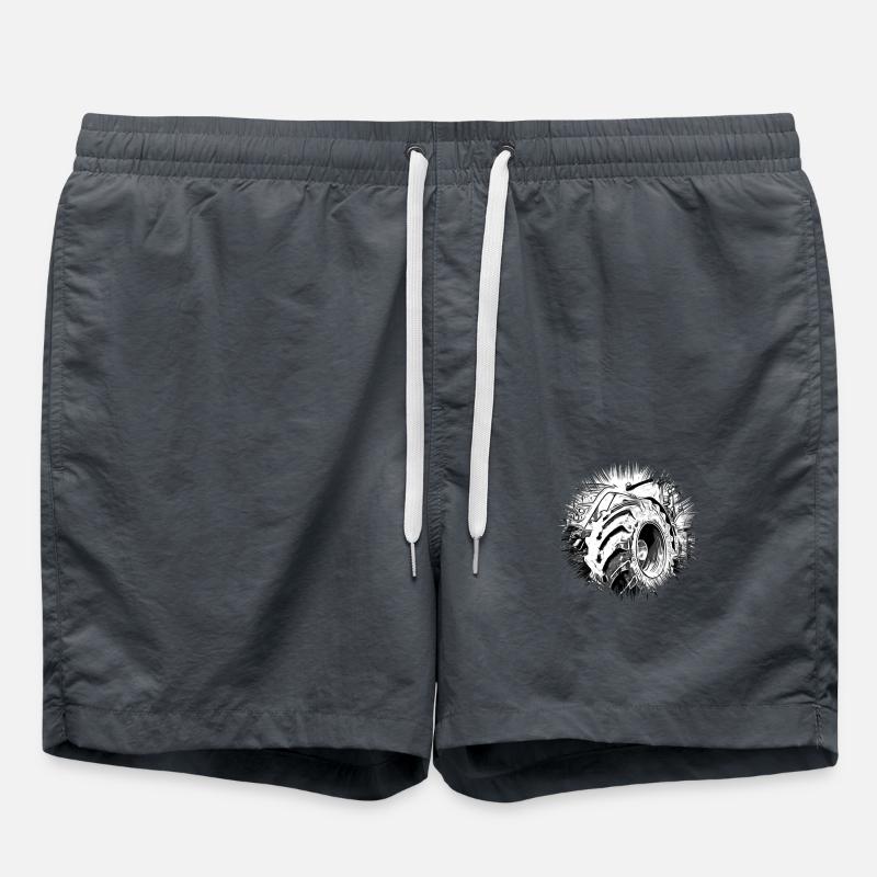 Traktor - Badeshorts - Anthrazit