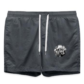 Tractor - Swim Trunks - anthracite - Front - AI Model Male 185 light (185cm)