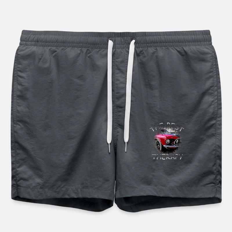 car - Swim Trunks - anthracite