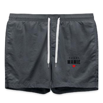 FUTURE MAMIE - Short de bain - charbon - Devant - AI Model Male 185 light (185cm)