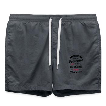 PRINCESSE ET AIDE SOIGNANTE - Short de bain - charbon - Devant - AI Model Male 185 light (185cm)