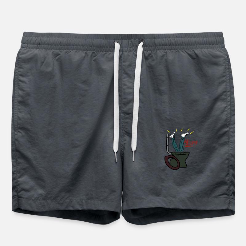 Wc Help - Swim Trunks - anthracite
