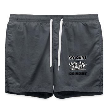 Kart ou go home - Short de bain - charbon - Devant - AI Model Male 185 light (185cm)