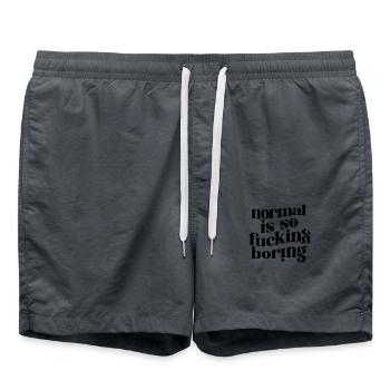 Normal - Swim Trunks - anthracite - Front - AI Model Male 185 light (185cm)
