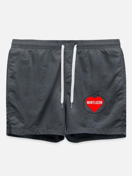 j'aime Montluçon - Short de bain - charbon