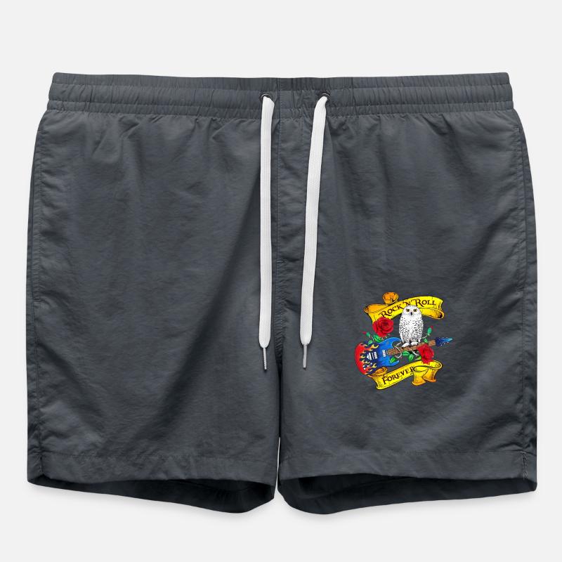 Rock'n'Roll - Swim Trunks - anthracite