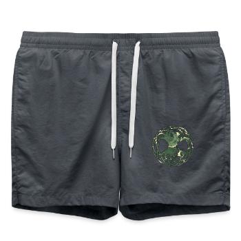 Arbre de vie celtique e 226 - Short de bain - charbon - Devant - AI Model Male 185 light (185cm)