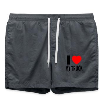 Camions - Short de bain - charbon - Devant - AI Model Male 185 light (185cm)