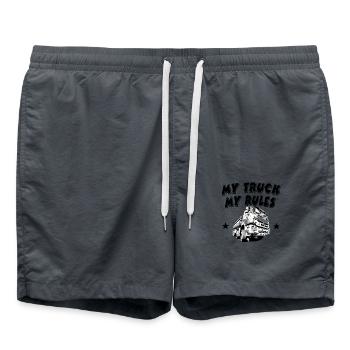 Truck - Swim Trunks - anthracite - Front - AI Model Male 185 light (185cm)