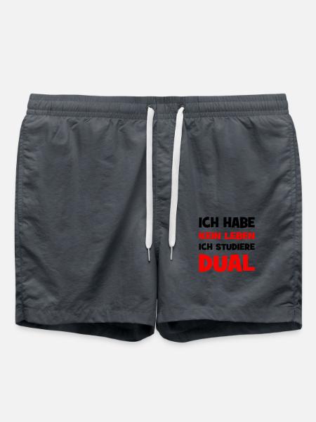 Duales Studium - Badeshorts - Anthrazit