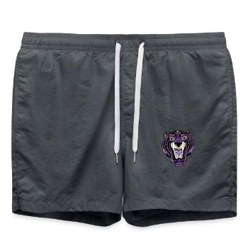 Tiger - Swim Trunks - anthracite - Front - AI Model Male 185 light (185cm)