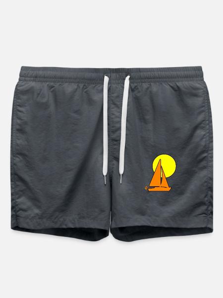 Sail - Swim Trunks - anthracite