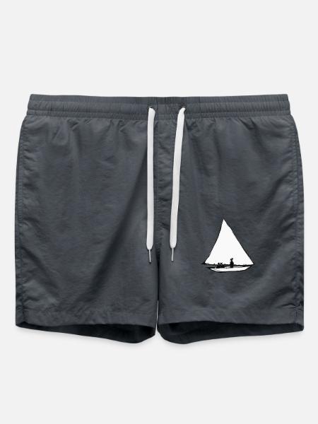 Sailboat Ernst Ludwig Kirchner - Swim Trunks - anthracite