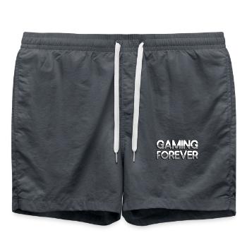 GAMING FOREVER - Gaming - Swim Trunks - anthracite - Front - AI Model Male 185 light (185cm)