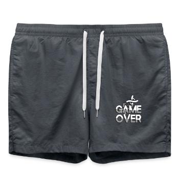 GAME OVER + ADN - Jeux - Short de bain - charbon - Devant - AI Model Male 185 light (185cm)