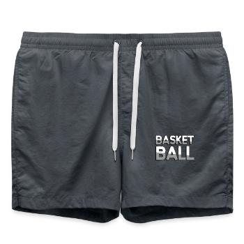 BASKETBALL - Sports - Short de bain - charbon - Devant - AI Model Male 185 light (185cm)