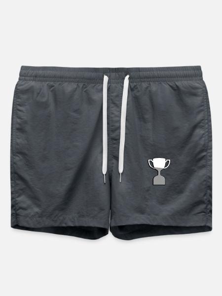 Trophy - Illustration - Swim Trunks - anthracite
