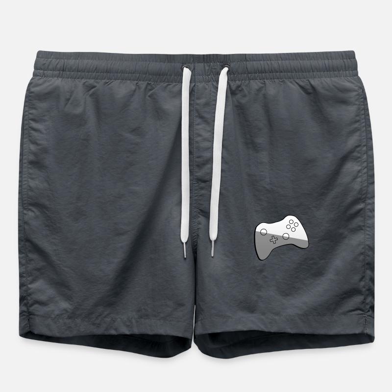 Controller - Illustration - Badeshorts - Anthrazit