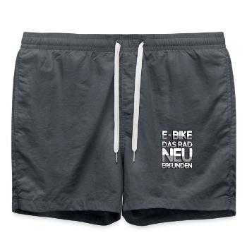 E-BIKE DAS RAD NEU ERFUNDEN - E-Bike - Badeshorts - Anthrazit - Vorne - AI Model Male 185 light (185cm)