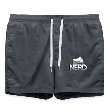 NERD + Controller - Gaming - Badeshorts - Anthrazit - Vorne - AI Model Male 185 light (185cm)
