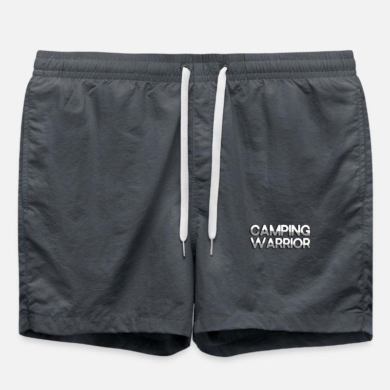 CAMPING WARRIOR - Camping - Short de bain - charbon