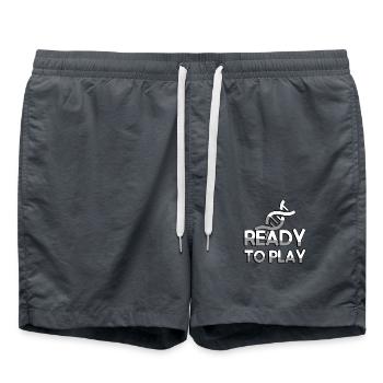READY TO PLAY + DNA - Gaming - Swim Trunks - anthracite - Front - AI Model Male 185 light (185cm)