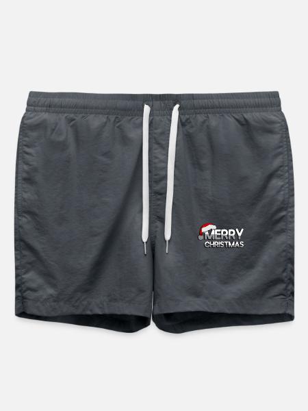 MERRY CHRISTMAS + Zipfelmütze - Weihnachten - Swim Trunks - anthracite