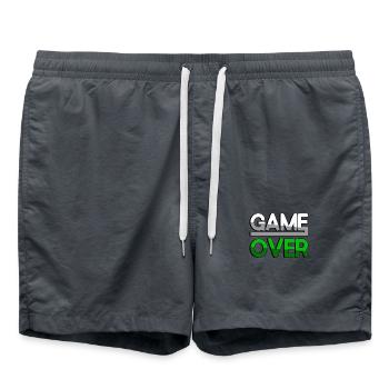 GAME OVER (Vert) - Jeux - Short de bain - charbon - Devant - AI Model Male 185 light (185cm)