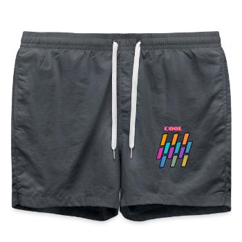 Cool Chulo - Short de bain - charbon - Devant - AI Model Male 185 light (185cm)