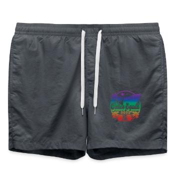 Cruise Squad 2023 Cruising Family Friends Vacation - Swim Trunks - anthracite - Front - AI Model Male 185 light (185cm)