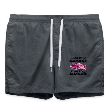 Voiture - Short de bain - charbon - Devant - AI Model Male 185 light (185cm)