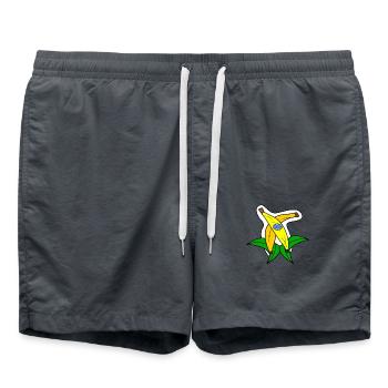 Two bananas - Badeshorts - Anthrazit - Vorne - AI Model Male 185 light (185cm)