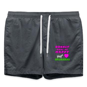 Âne - Short de bain - charbon - Devant - AI Model Male 185 light (185cm)