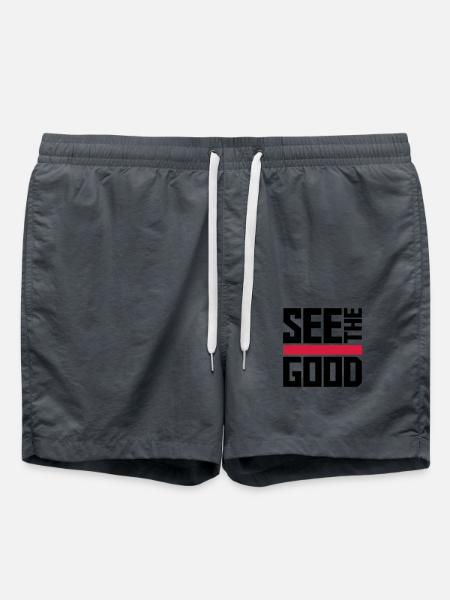 see the good quote - Swim Trunks - anthracite