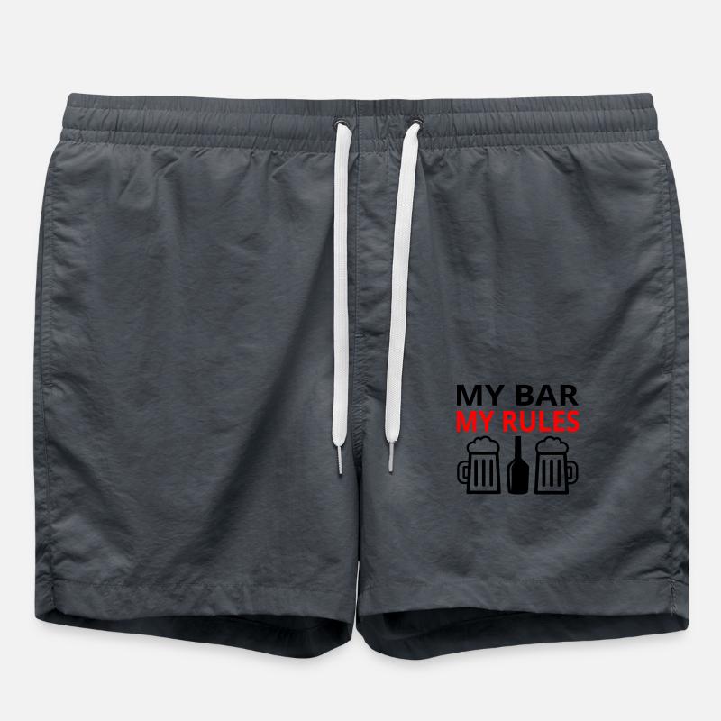 Bar - Swim Trunks - anthracite