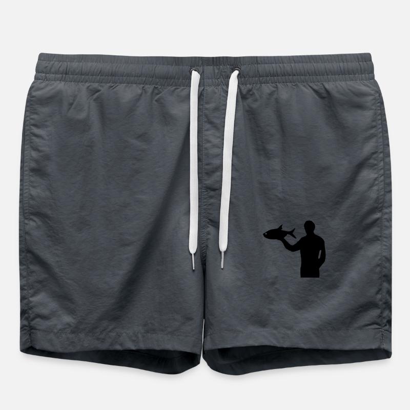 Pêche - Short de bain - charbon