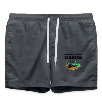 Traktor - Badeshorts - Anthrazit - Vorne - AI Model Male 185 light (185cm)